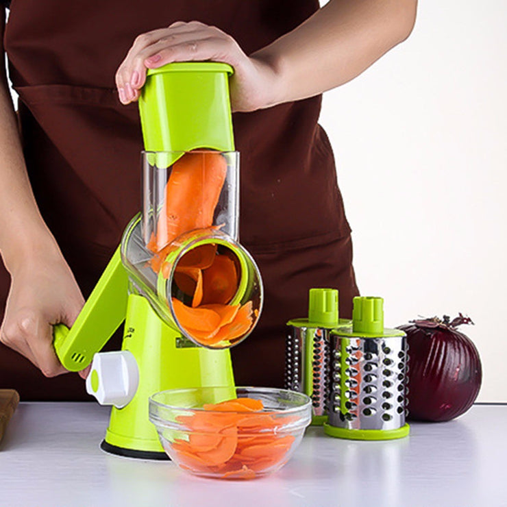 Vegetable Cutter Round Mandoline Slicer Potato Julienne Carrot Grater