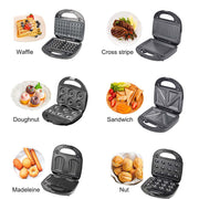 Waffle Maker Sandwich Maker Grill Breakfast Maker