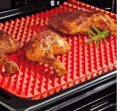 Non-Stick Silicone Pyramid Cooking and Baking Mat