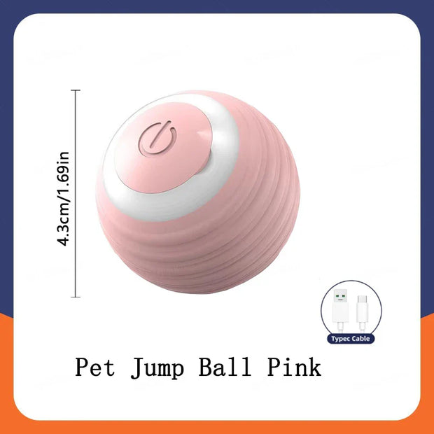 Smart Dog Toy Ball Electronic Interactive Pet Toy Moving Ball USB Automatic Moving Bouncing for Puppy Birthday Gift Cat Products